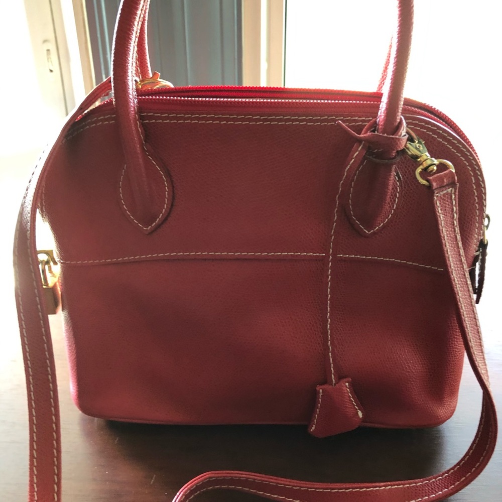 Red St Martin purse .. Made in Italy
